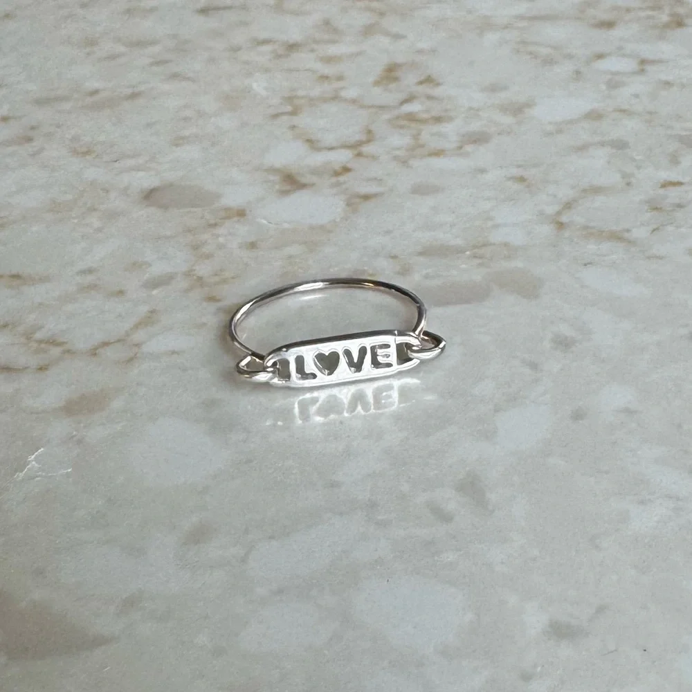 NWOT Sundance A Simple Love Ring, Sterling Silver